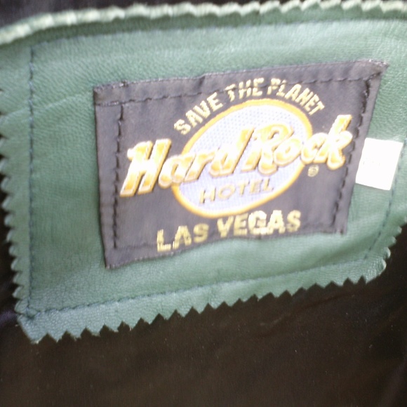 Hard Rock Hotel Cafe Leather Crop Jacket - Picture 3 of 4